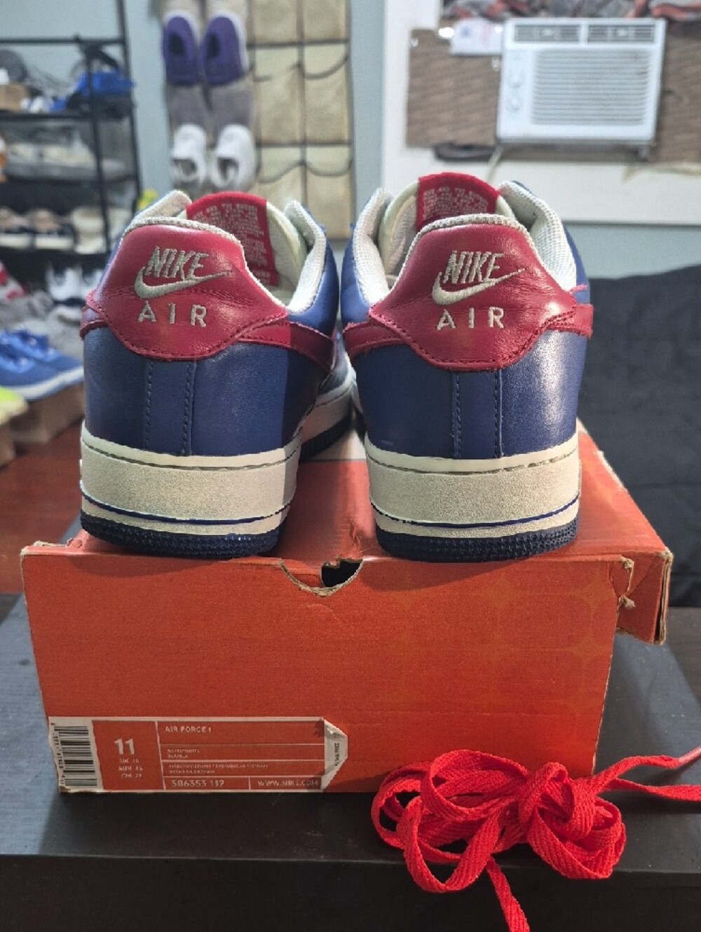 Nike Air Force 1 Low "Independence Day" (2004) Mens 11 EUC - Picture 5 of 12